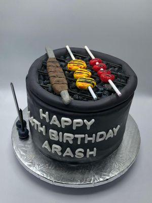 Barbecue cake