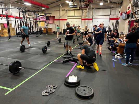 Crossfit Open during Friday Night Lights