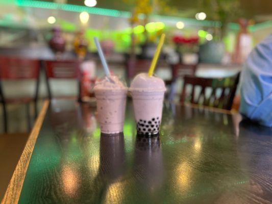 Taro smoothies