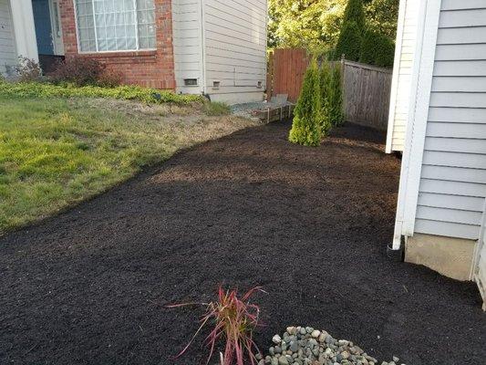 Bark, compost and mulch services.