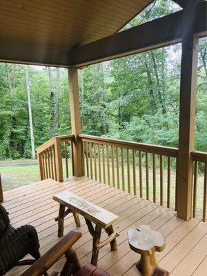 View from front deck. Peaceful and serene.