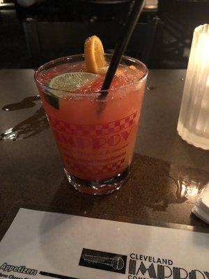 Improv comedy crush (specialty drink)