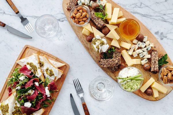 We have a great selection of charcuterie boards, books and more to choose from.