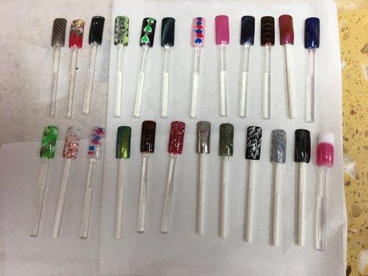 Our Design(s) includes Gel, Shellac polish or liquid.