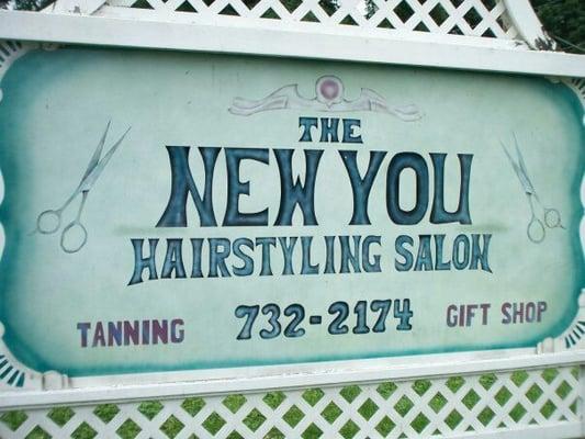 Sign outside salon