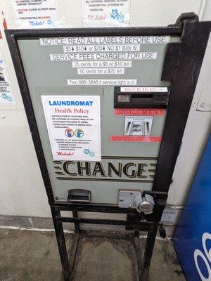 change machine