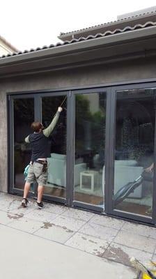 Sliding glass door