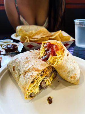 Breakfast Burrito. So yum!!