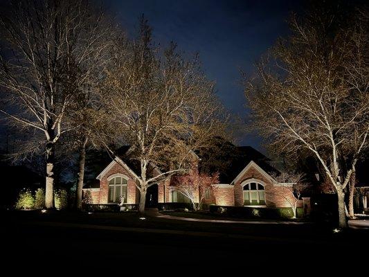 Outdoor Lighting on House