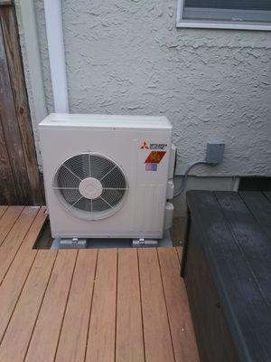 Mitsubishi Ductless Heat Pump Outdoor Condenser