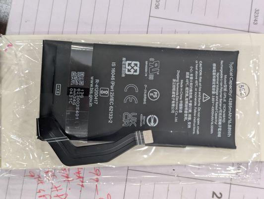 Google pixel 7a battery