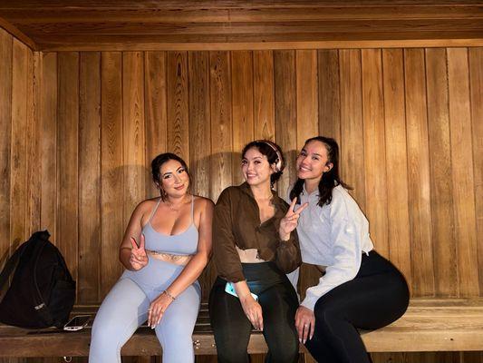 Sauna with the girls