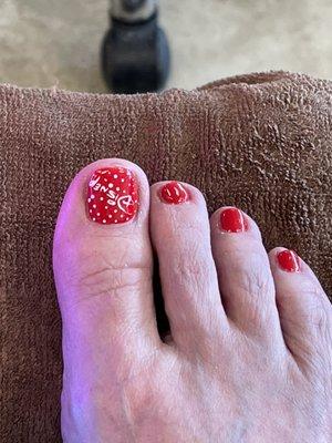 Disney toes!