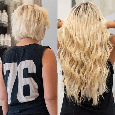 non-damaging hair extensions orange county - www.glamourlocks.com