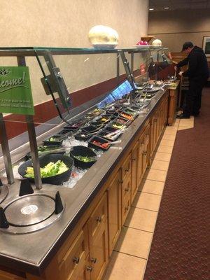 Salad and soup bar!