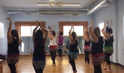 We had a blast learning to belly dance with Linda!