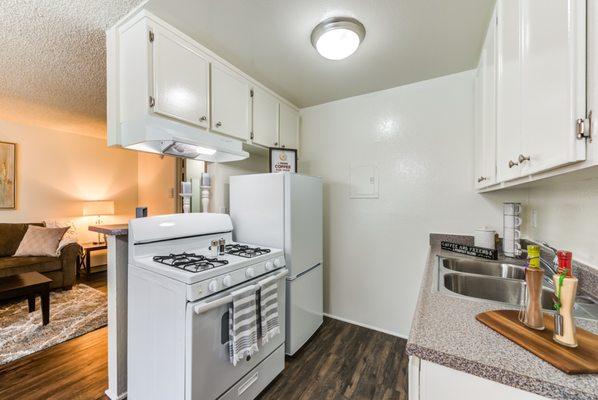 Kitchen at the Pavillion in Tarzana