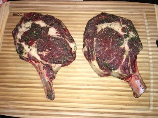 Prepping these bad boys for the grill