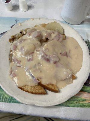 nasty chipped beef gravy