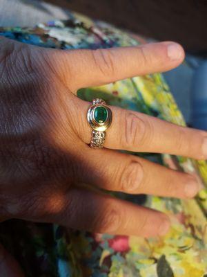 Gorgeous emerald ring from Bethesda Jewelers