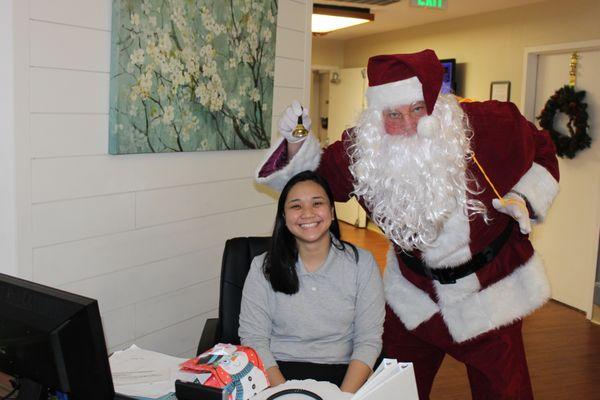 Santa Claus at Hayward Gardens