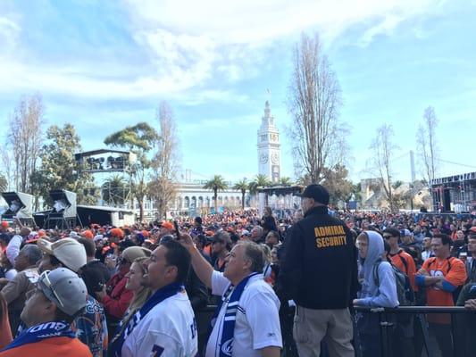 City Stage, Super Bowl City, San Francisco. February 2016