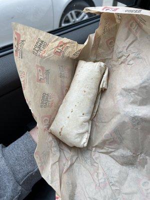 Breakfast burrito