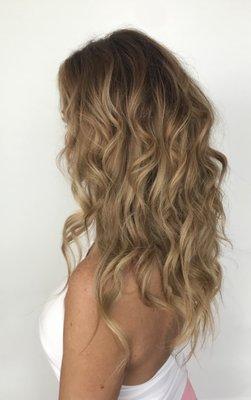 Warm Golden Balayage