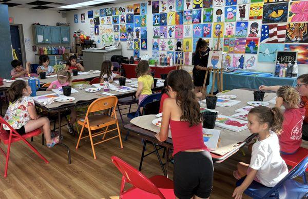 Art Classes after school, during home school hours, and camp for kids when school is out! We got you covered!