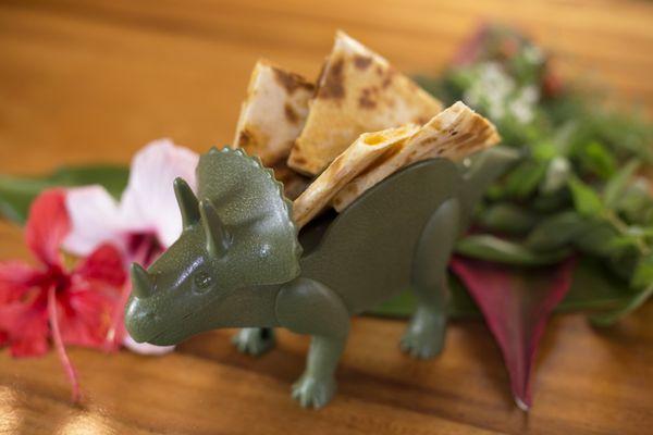 Triceratops Quesadilla