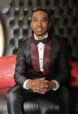 Custom Full Print Silk Jacquard Tuxedo. - Agriculture Custom Clothier's.