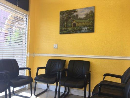 Small waiting room