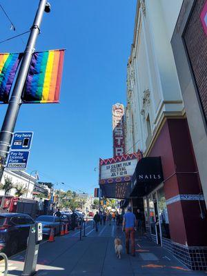 Outside Castro Theatre