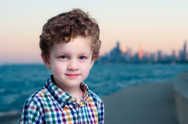 Montrose Beach family photo shoot