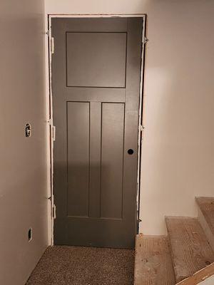 Install interior doors