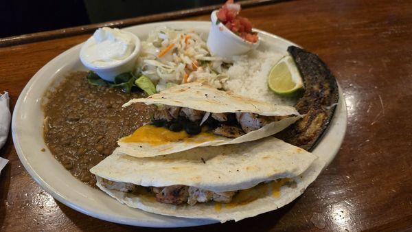 Chicken Quesadilla Big Plate