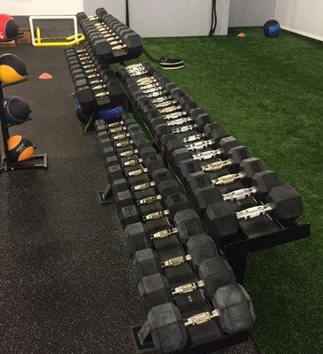 Full dumbbell set