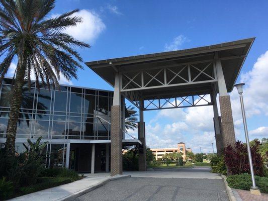 Main Gemini Blvd entrance and driveway