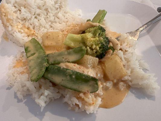 Gluten-free pineapple curry