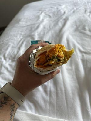 Paneer tikka masala Burrito