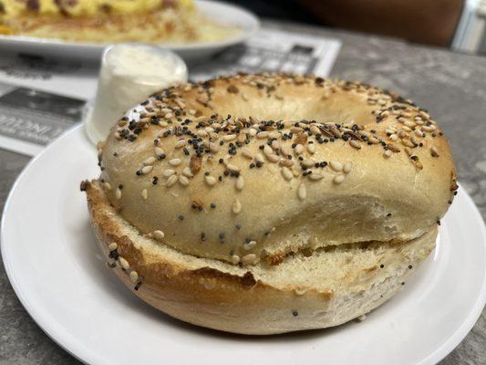 Side everything bagel