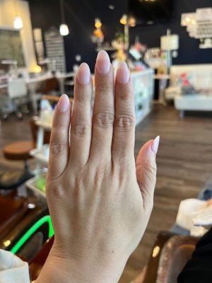 Manicure with dip + tips