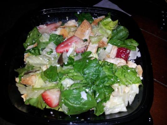 This is NOT a full sized Salad!  This is crap!  That's what you get from this Wendy's location.  Bad customer service/product.