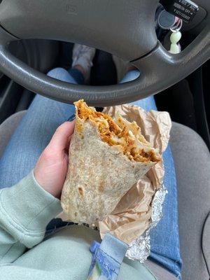 Chorizo Breakfast Burrito