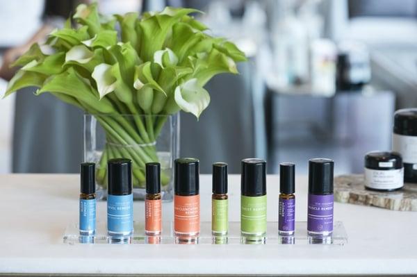 Our H. Gillerman oil blends are incorporated into every treatment experience to address your individual needs.