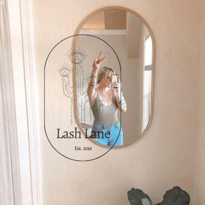 Lash Lane is the new and official name of my business