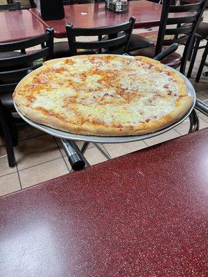 Large cheese pizza