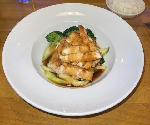 Teriyaki chicken.  The sauce was bland!