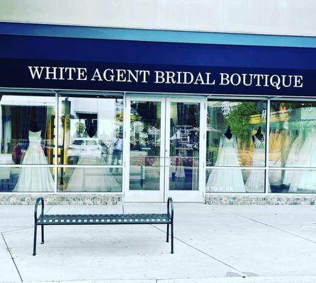 White Agent Bridal entrance at Gateway mall.