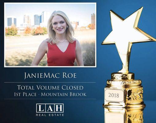 Top LAH Mountain Brook Realtor 2019